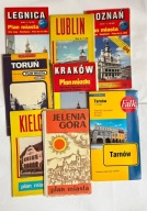 Zestaw map miast Polski