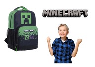 Plecak szkolny LICENCJA Minecraft 15l wytrzymały dla dzieci dla fana