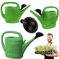 KONEWKA OGRODOWA DUŻA ZIELONA ZDEJMOWANE SITKO DO KWATÓW WARZYW ROŚLIN 10L