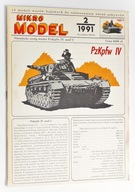 MIKRO MODEL 2/1991 Czołg PzKpfw IV ausf C 1:35