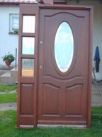 DRZWI ZEWNĘTRZNE DREWNIANE DWUSKRZYDŁOWE Dz54