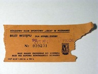 KKS Lech Poznań - PRL - bilet na mecz piłki nożnej 24