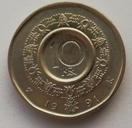 Norwegia 10 koron 1991