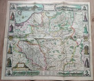 Reprint mapy Polski z 1630 r. ze zbiorów Biblioteki Kórnickiej Historia Pol