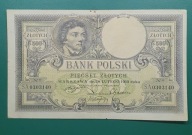 Banknot 500 Złotych 1919r Seria S.A 0303145,T. Kościuszko