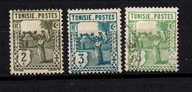 Znaczek Tunezja 2,3,5 centimes 1906-26r.