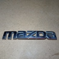 Napis MAZDA 6 GG GY klapy bagażnika naklejka CHROM emblemat