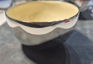 Świecznik na tealighty, posrebrzany , żółty+CHROM Fink SILA komplet 3szt