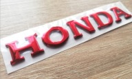 HONDA Napis 3D RED 1szt 11,2cm CBR CBF GL CIVIC