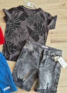 Zestaw ubrań spodenki 122/128