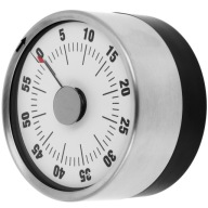 MINUTNIK KUCHENNY Z MAGNESEM NA LODÓWKĘ OBROTOWY STAL NIERDZEWNA. NOWY