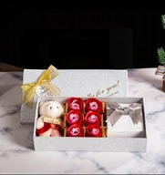 MYDLANE ZAPACHOWE PŁATKI RÓŻ DO KĄPIELI PREZENT WALENTYNKI BOX