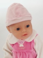 Lalka Zapf dziewczynka z ubrankami winylowa różowa