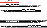 naklejki tuning dodge ram sportowe pasy sticker