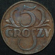 5 groszy 1931 - piękny egzemplarz