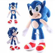 DUŻA PLUSZOWA MASKOTKA MIĘKKA KULTOWY SONIC!