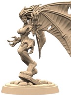 Vampire Winged Lord D Skrzydlata Wampirzyca Pinup Fantasy Druk 3D