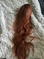 PERUKA WŁOSY KASZTANOWE RUDE DŁUGIE WŁOSY 1354