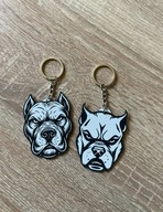 Porządny breloczek na co dzień BRELOK zawieszka do kluczy Amstaff pitbull