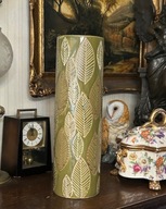 WYSOKI 40CM ZIELONY WAZON WILKO - LIŚCIE BAMBUSA BAMBUS