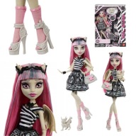 LALKA KOLEKCJONERSKA MONSTER HIGH SKULLECTOR ROCHELLE GOYLE JHK57 AKCESORIA