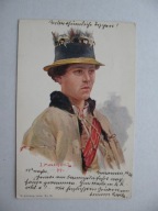 JULIUSZ MAKAREWICZ HUCUŁ ALTENBERG LWÓW przedwojenna POCZTÓWKA 1899