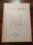 Muzyka Polska - miesięcznik, VII-VIII 1937 (lipiec-sierpień)