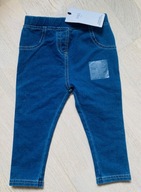 Jegginsy M&S 1-1,5 roku 83 cm legginsy dżinsowe