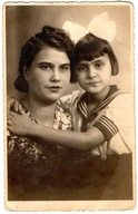 MAMA I JA - fotografia z lat 30-tych.