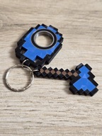 KeySpinner + Diamentowy Topór Minecraft 3d -Brelok Druk3d fidget KeyFlipper