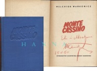 Melchior Wańkowicz AUTOGRAF Monte Cassino 1958 wyd. I
