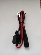 Kabel zasilający do Motorola GM DM CM - złaczki i bezpiecznik - zamiennik