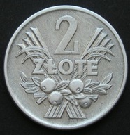 Polska 2 złote 1960 - kłosy jagody
