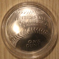 USA - NUMIZMAT - PIŁKA - 1 OZ - 1 UNCJA 999, NUMIZMAT WKLĘSŁO - WYPUKŁY