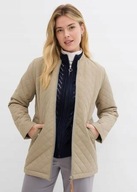 25095 KURTKA DAMSKA PIKOWANA BEŻOWA 40