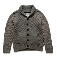 E of M chłopięcy sweterek z warkoczowym splotem 104 cm