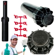 ZRASZACZ OGRODOWY ROTACYJNY HUNTER PGJ 04 + KOMPLET DYSZ PROMIEŃ 4,3-10,7m