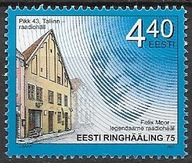 Estonia xx tel500c 75 lat radia Estonii MNH VF