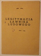 LEGITYMACJA ŁAWNIKA LUDOWEGO, Warszawa 1977 rok