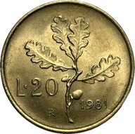 WŁOCHY - 20 LIRE - 1981