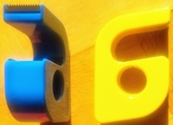 DYSPENSER Dozownik RAINBOW DO TAŚMY KLEJĄCEJ MAX 19mm 30y Kosm 2 szt =1 kpl