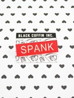 pin przypinka SPANK punk goth hardcore broszka BC91