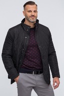 Giacomo Conti Klasyczna czarna kurtka KUCS000160XL