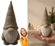 Skrzat świąteczny krasnal gnom ozdoba figurka elf dekoracja Boże Narodzenie