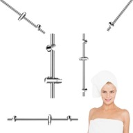 DRĄŻEK PRYSZNICOWY NATRYSKOWY DO NATRYSKU FI 25 CHROM Z UCHWYTEM PRZESUWNYM