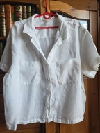 Śliczna lniana bluzka koszula h&m r XL