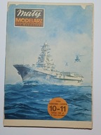Radziecki krążownik ZOP "MIŃSK" 1:400 Mały Modelarz numer 10-11/1986