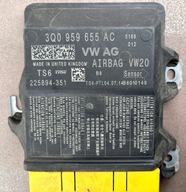 VW SKODA SEAT MODUŁ STEROWNIK AIRBAG 3Q0959655AC z wiązką