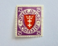 1924 Gdańsk Mi.201** czysty pełna guma stan bardzo dobry wartość 70,- Euro