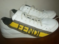 BUTY FENDI-ROMA -R-41-WKŁ-26,5CM-SKÓRA NAT.